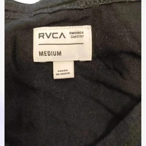 RVCA Black Maxi Short  Sleeve Dress Size Medium - Picture 9 of 9